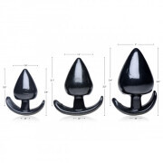 Triple Spades 3-Piece Anal Plug Set - Image 2