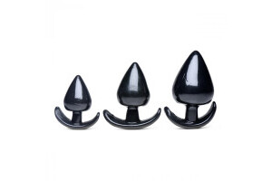 Triple Spades 3-Piece Anal Plug Set