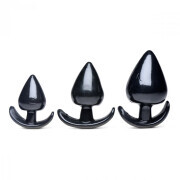 Triple Spades 3-Piece Anal Plug Set - Image 1