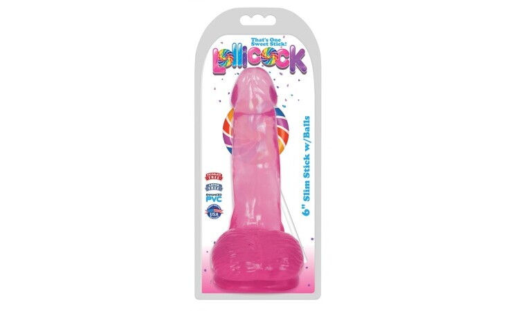 Dildo With Balls 15 CM - Cherry Ice - Image 2