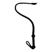 Single Tail Leather Whip - Image 1