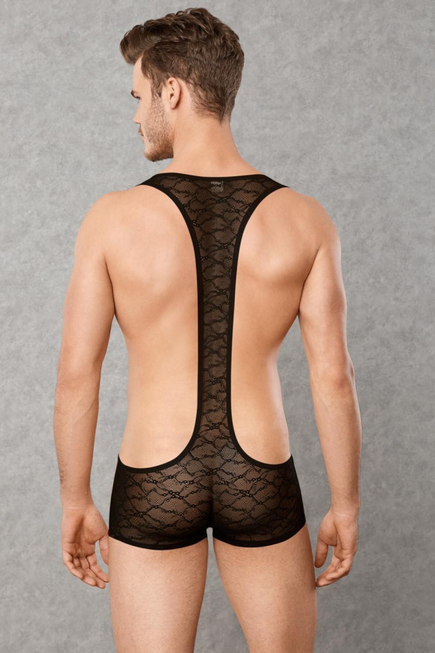 Мужское боди Anais Derrick body, Чёрный, XL An_Derrick body XL - Anais - Мужское ролевое эротическое бельё - Купить