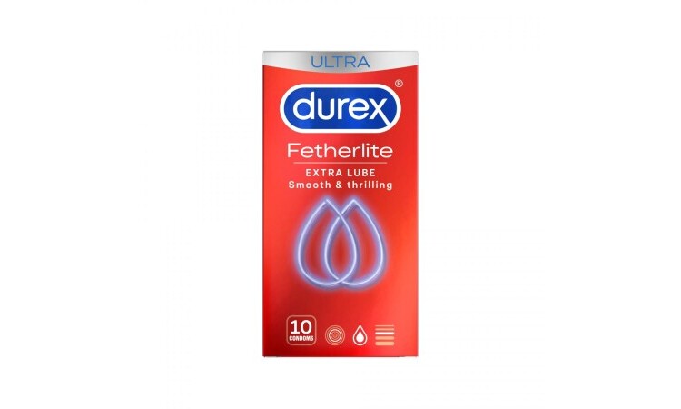 Durex Thin Feel Extra Lubricant - 10 pcs - Image 1
