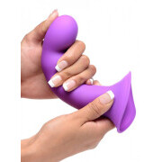 Squeeze-It Wavy Dildo - Purple - Image 3