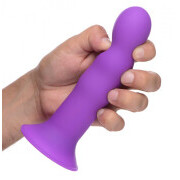 Squeeze-It Wavy Dildo - Purple - Image 4