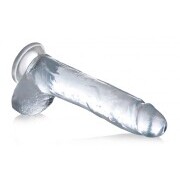 Jock C-Thru Transparent Dildo - 29 cm - Image 2