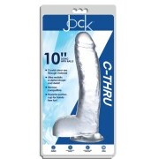 Jock C-Thru Transparent Dildo - 29 cm - Image 3