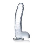 Jock C-Thru Transparent Dildo - 29 cm - Image 1