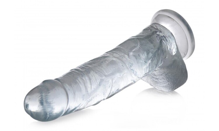 Jock C-Thru Transparent Dildo - 27 cm - Image 2
