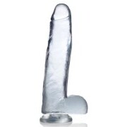 Jock C-Thru Transparent Dildo - 27 cm - Image 1