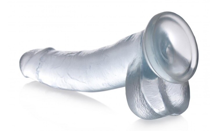 Jock C-Thru Transparent Dildo - 23 cm - Image 2