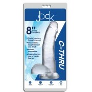 Jock C-Thru Transparent Dildo - 23 cm - Image 3