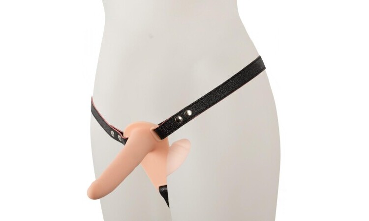 Strap-On With Double Vibrating Dildo - Image 2