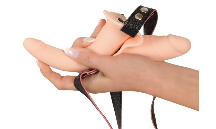 Strap-On With Double Vibrating Dildo - Image 3