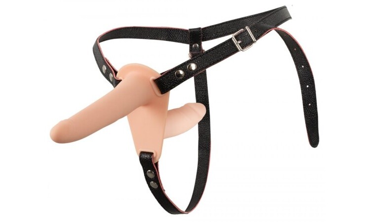 Strap-On With Double Vibrating Dildo - Image 1