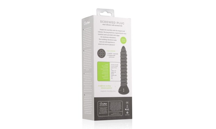 Screwed Plug Anal Vibrator - Large - Image 7