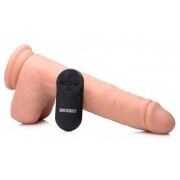 Vibrating & Thrusting XL Dildo with Suction Cup and Balls - Image 2