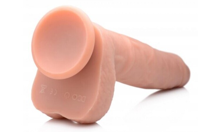 Vibrating & Thrusting XL Dildo with Suction Cup and Balls - Image 3