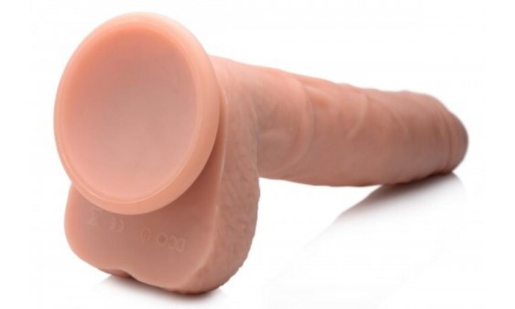 Vibrating & Thrusting XL Dildo with Suction Cup and Balls - Image 2
