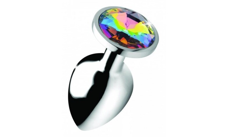 Rainbow Gem Butt Plug - Large - Image 1