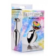 Rainbow Heart Butt Plug - Medium - Image 2