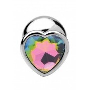 Rainbow Heart Butt Plug - Large - Image 2