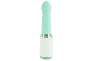 Pillow Talk - Feisty Thrusting Vibrator - Teal