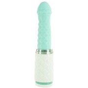 Pillow Talk - Feisty Thrusting Vibrator - Teal - Image 1