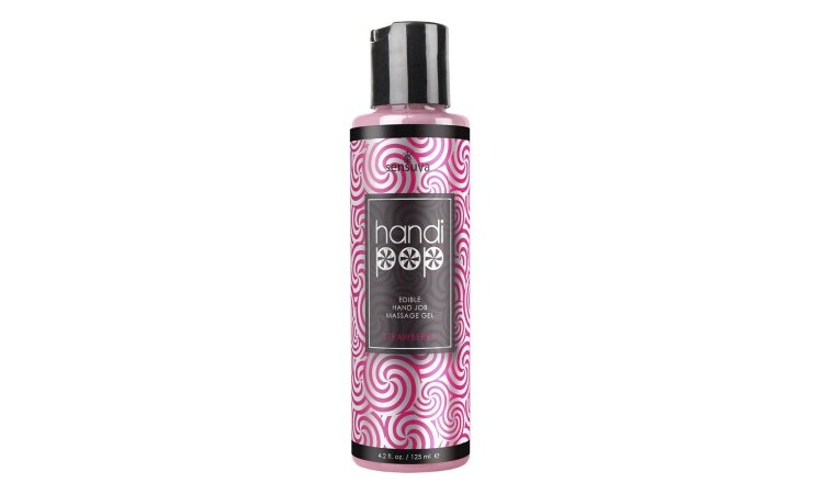 Handipop Hand Job Massage Gel - Strawberry - Image 1