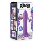 Flexible Silicone Dildo - Purple - Image 3