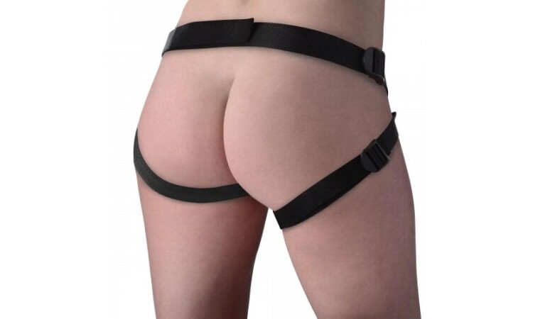 Realistic Dildo With Harness - 19.5 cm. - Image 2