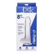 Jock C-Thru Transparent Dildo - 21 cm. - Image 2