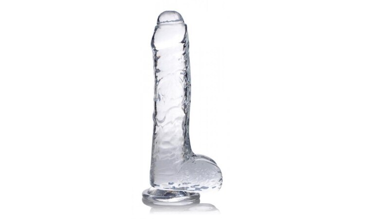 Jock C-Thru Transparent Dildo - 21 cm. - Image 1