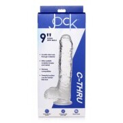Jock C-Thru Transparent Dildo - 25 cm. - Image 2