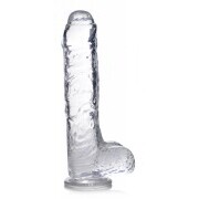 Jock C-Thru Transparent Dildo - 25 cm. - Image 1