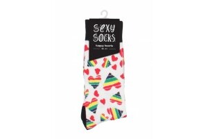 Sexy Socks - Happy Hearts