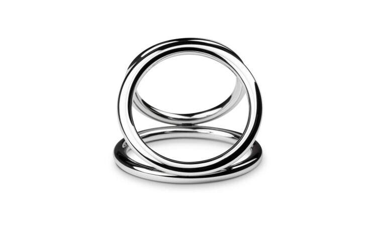 Sinner - Triad Chamber Metal Cock and Ball Ring - Large - Image 3