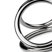 Sinner - Triad Chamber Metal Cock and Ball Ring - Large - Image 4