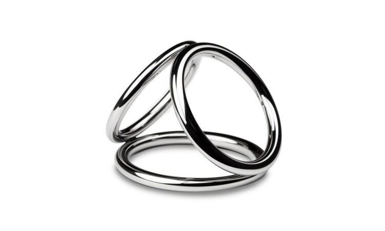 Sinner - Triad Chamber Metal Cock and Ball Ring - Large - Image 1