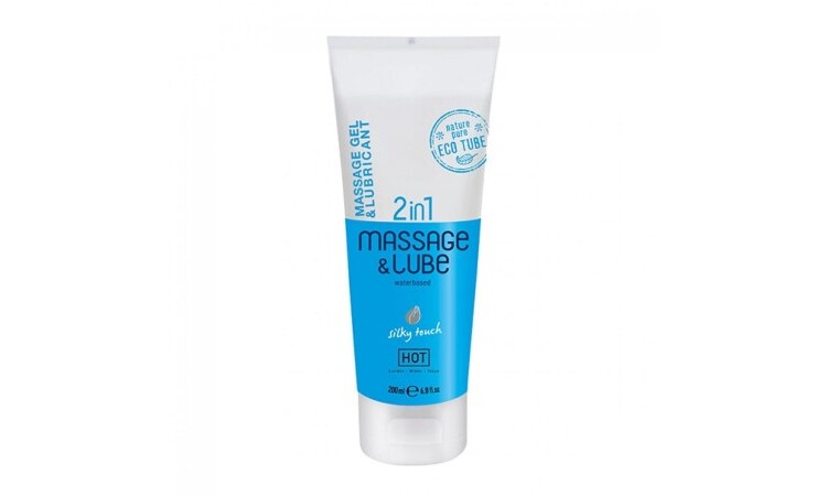 2 in 1 Hot Massage Gel and Lubricant - Silky Touch - Image 1