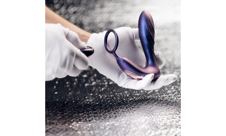 Hueman - Black Hole Anal Vibrator With Cockring - Image 6