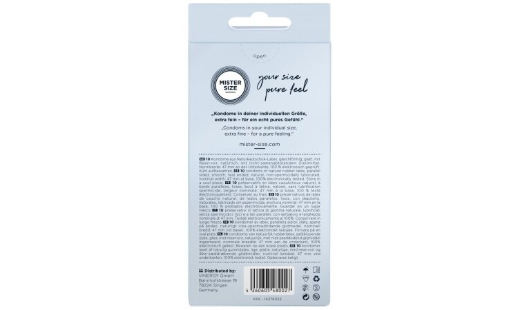 MISTER.SIZE 47 mm Condoms 10 pieces - Image 3