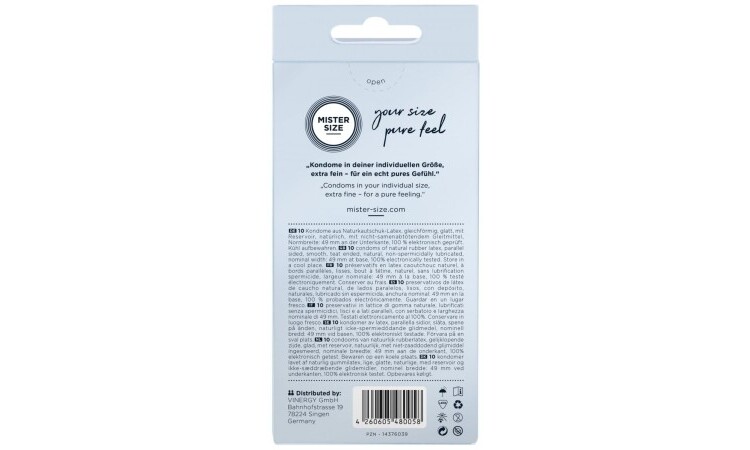 MISTER.SIZE 49 mm Condoms 10 pieces - Image 3