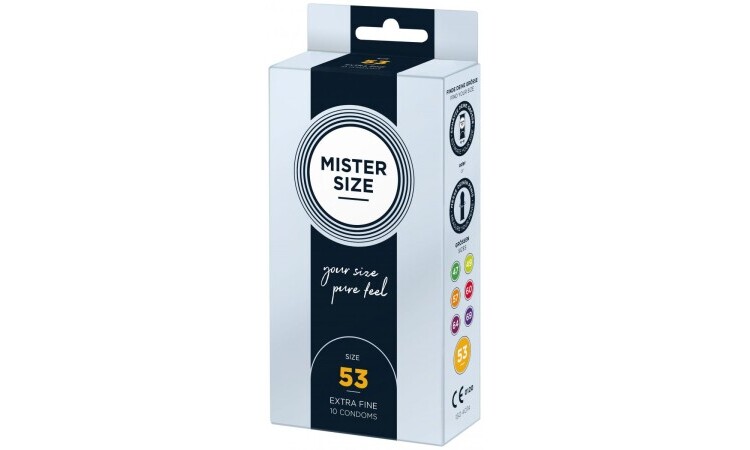 MISTER.SIZE 53 mm Condoms 10 pieces - Image 1
