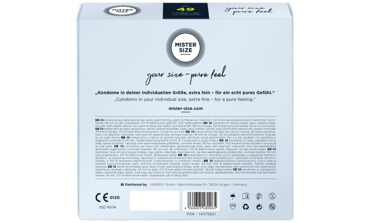 MISTER.SIZE 49 mm Condoms 36 pieces - Image 3