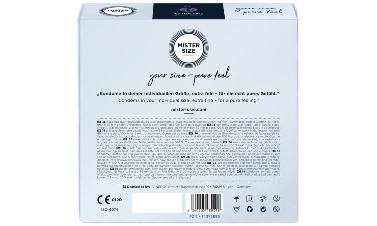 MISTER.SIZE 69 mm Condoms 36 pieces - Image 2