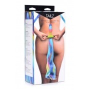 Rainbow Unicorn Anal Plug With Tail - Image 4