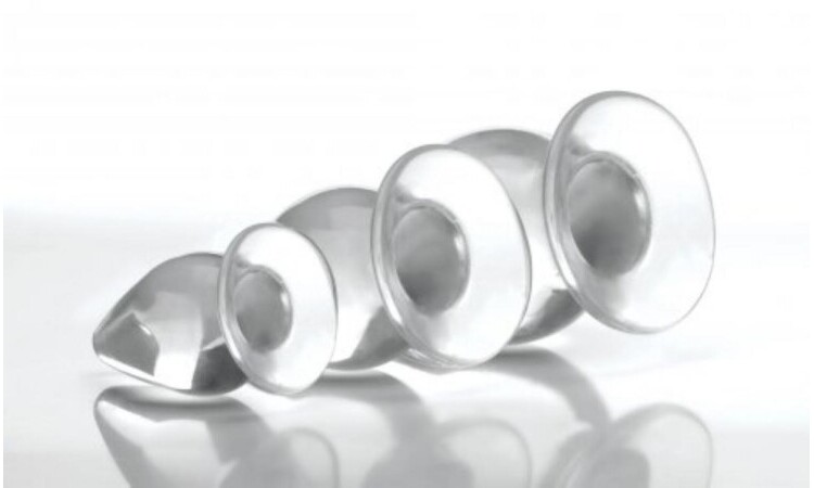 Triple Cones Anal Plug Set Of 3 - Clear - Image 2