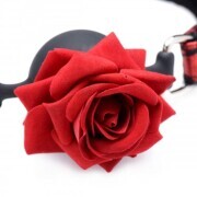 Eye-Catching Ball Gag With Rose - Image 2