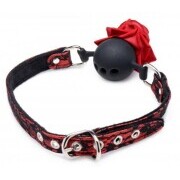 Eye-Catching Ball Gag With Rose - Image 3